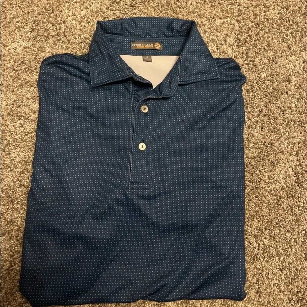 Peter Millar Summer Comfort Golf Polo Mens Small